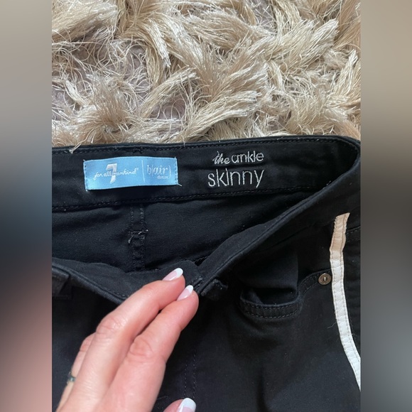 7 For All Mankind bl(air) the ankle skinny size 25 - Picture 2 of 6